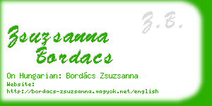 zsuzsanna bordacs business card